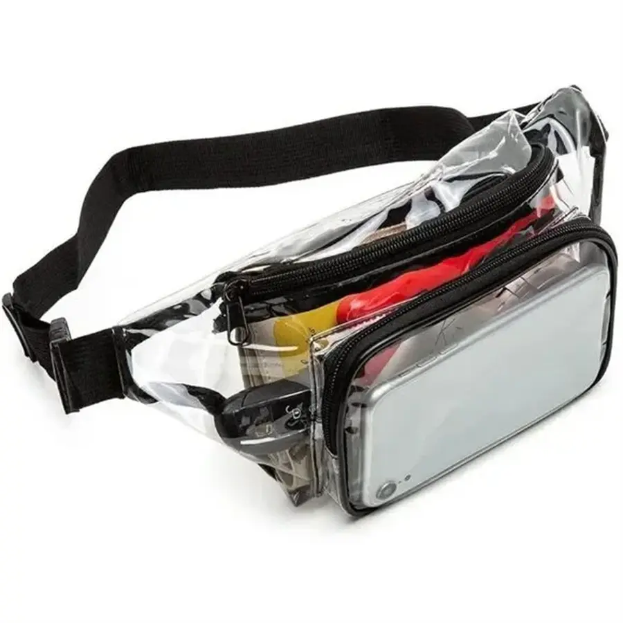 Clear Fanny Pack Waterproof Non-Adjustable Waist Bag for Sports, Travel, For Kids multifunctional storage, Accessories