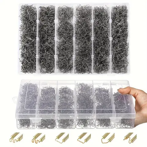 600/1200pcs/1set Reliable Quality Welder Staples, Bumper Welding Wire, Hot Staples for Plastic Welding with Storage Box, 0.6mm & 0.8mm Welding Kit for Car Bumper, Dashboard, Lamp Holder, and Daily Plastic Repairs, Welding Accessories Tool