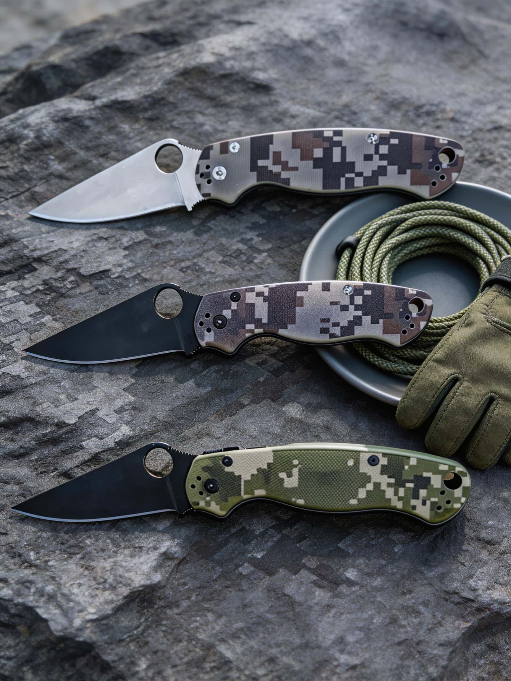 C81 Folding Knife: G10 Handle |  Outdoor l & Camping Hunting Knife | Portable Pocket Knife & Perfect Gift