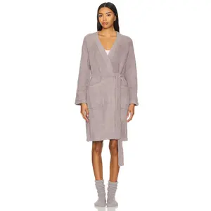 Barefoot Dreams CozyChic Solid Robe in Beach Rock