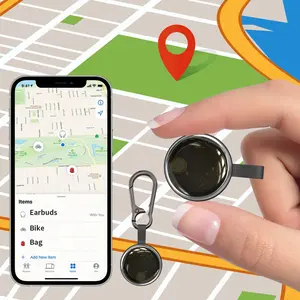 Smart GPS Tracker| Works with Apple Find My | No Monthly Fee-Best Hidden GPS Trackers| Global Coverage Location Tracker | Android or iOS