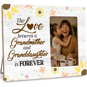 Love Grandma Gifts Picture Frame, Grandmother Gift from Granddaughter, Grandmother and Granddaughter is Forever Frames Fits 4x6 Photo