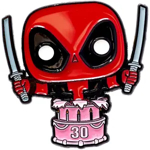 Funko Marvel Deadpool 30th Birthday 2-Inch Enamel Pin Collector Corps Exclusive