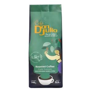 Café Don Julio: Colombian Single-Origin Arabica, Medium-Dark Roast, Low-Acidity Gourmet Coffee
