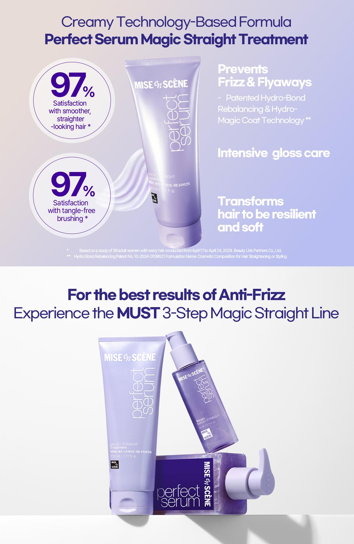 [Summervibes] Serum Starter Kit (2 Options) | Mise En Scène | Trial-Size Hair Serum+Shampoo+Treatment | Korean Hair Care for Damaged Hair, with Moroccan & Jojoba Oils, Glossy Shine