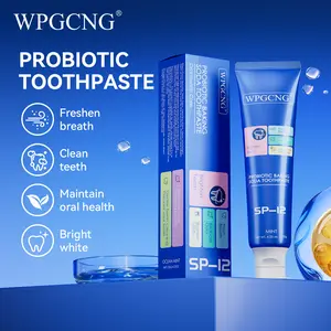 WPGCNG SP-12 Probiotic Baking Soda Toothpaste,Brighten Teeth,Fresh Breath,Reduces Odor,Dental Stain Cleaning,4.23 oz