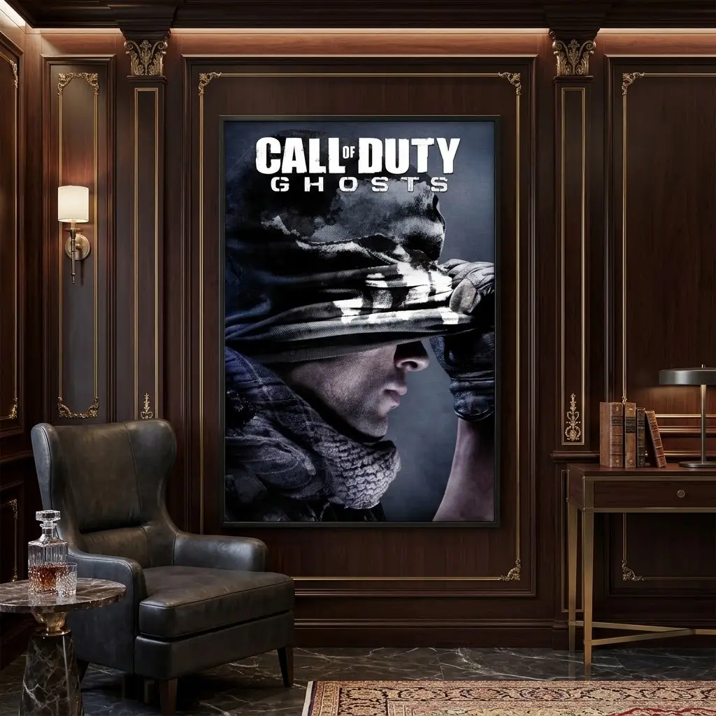 Call of Duty Ghosts Poster, Video Game Wall Art Print, Gaming Room Decor, Multiple Sizes, Matte Poster, No Frame