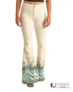 ROCK&ROLL WHITE BARGAIN BUTTON BELL HIGH RISE RRWD7PRYW7