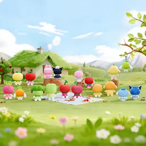 【TOPTOY】SR Fruit & Vegetable Series Vinyl Plush Blind Box, Cute Figures, Desktop Ornament, Collectible Toys, Birthday & Holiday Gift