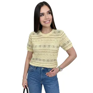 FLORÉ KNIT YELLOW TOP