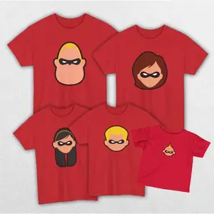The Incredible Family - Family Matching Shirts