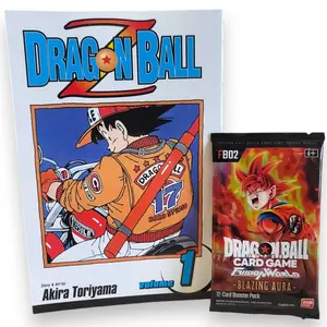 Dragon Ball Super Z Bundle - Includes (1) Manga + (1) Fusion World Blazing Aura Booster Pack - by Akira Toriyama