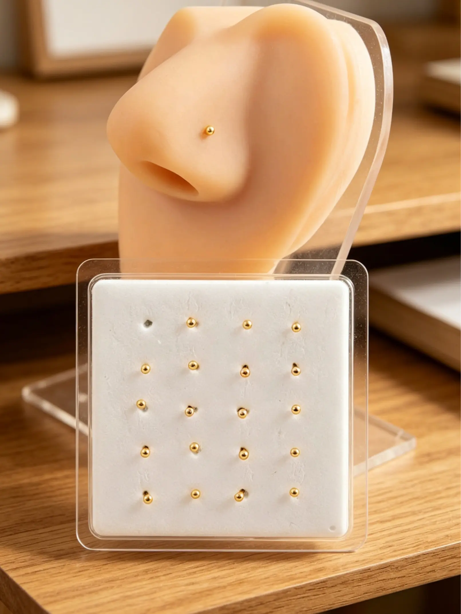20pcs Nose Studs, Simple Fashion Style, All Seasons, Piercing Nose Rings Set for Men and Women, High-End Personalized Cool Nose Jewelry, Fashion Body Jewelry