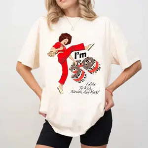 I'm 50 and I like to Kick Stretch and Kick Shirt, Sally O'Malley is 50 Shirt, 40th birthday gift Tshirt