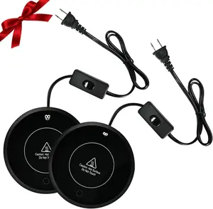 2 count  Candle Warmer for Large Jar, Coffee Mug Warmers, with Gravity  Auto Shut-On/Off, Safely and evenly Release The Aroma, Keep The Drink Warmth, A Thoughtful Gifts