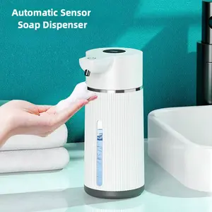 450ML Automatic Soap Dispenser Touchless Foaming Soap Dispenser USB Rechargeable Electric Liquld Soap Dispenser NONE