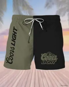 C00rs Light Tropical Swim Trunks, Hawaiian Short Underwear for men Dad Friend, Men 3D Printed Hawaiian Shorts Gift, Aloha Shirt, Beach Shorts Gift