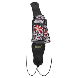Irin Guitar Strap Adjustable Textile Guitar Strap Multi Color Guitar Strap for Bass Acoustic Electric Guitar Accessories Parts Guitar Belt Sling