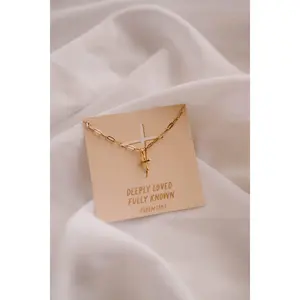 Deeply Loved Fully Known Charm Necklace