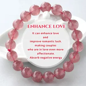 Rose Stone Stretch Beaded Bracelet Set - Perfect for Holiday And Casual Wear - Perfect Gift for Holidays, Anniversaries And New Years