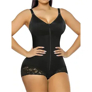 BATOTO Overbust Fajas Colombianas Shapewear Bodysuit for Women, Seamless High Compression Brief Shaper, Tummy Control Butt Lifting Slimming Underwear, Breathable Stretch Everyday Womenswear