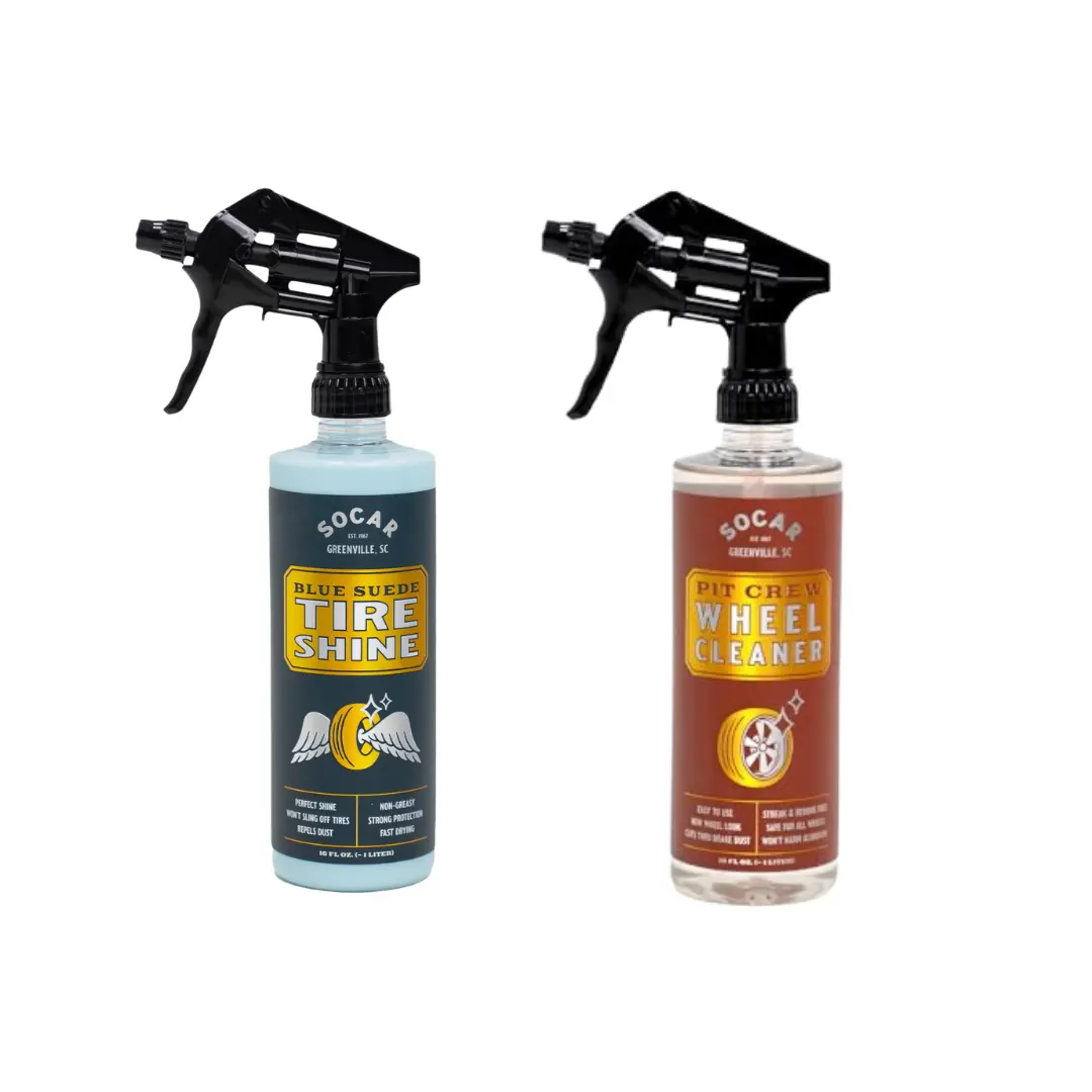 Clean Wheel Combo - Socar Chemical's BEST Two products for great looking wheels and tires.