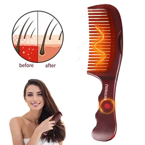 The fifth generation The revolutionary design of dandruff combs, energy massage combs and beauty combs | ZXUNASMR CORE HERTZ COMB | with healthier scalp and better hair quality, removes dandruff and dirt for men,women & kids. Detangler Brush curl defining