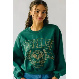 The Berkeley Graphic Sweatshirt in Hunter Green