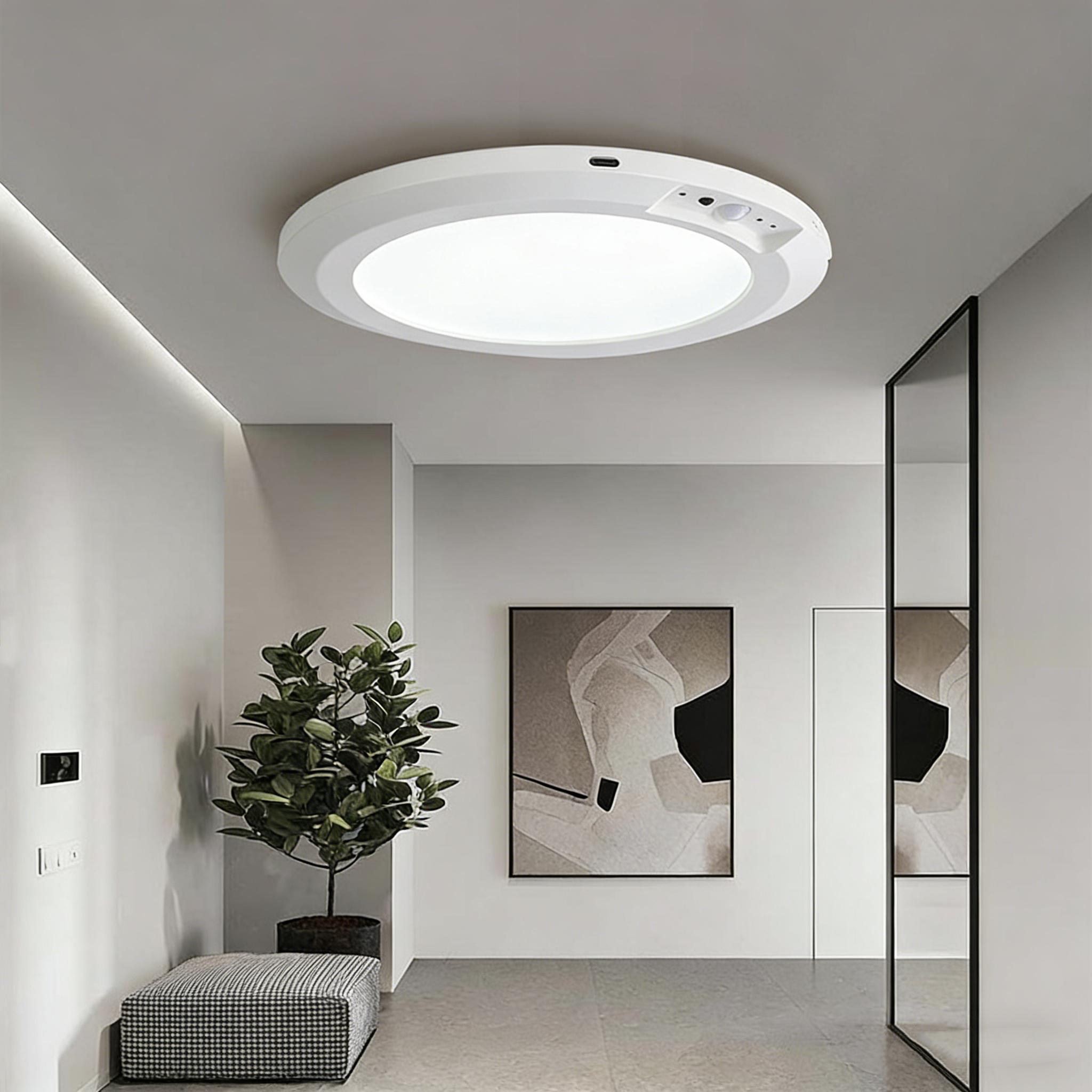 1/2-Pack Rechargeable Motion Sensor Ceiling LED Lights, 3 Color Modes with Remote Control - Magnetic Wireless Ceiling Lights for Closet, Stairs, Garage 1/2-Pack Rechargeable Motion Sensor Ceiling LED Lights, 3 Color Modes with Remote Control - Magnetic Wireless Ceiling Lights for Closet, Stairs, Garage