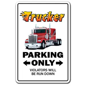 SignMission  10 x 14 in. Trucker Parking Sign
