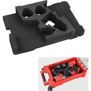 Packout Organizer Insert Liner, EVA Protection for M-12 Gen 3 Driver, Black, 48-22-8435