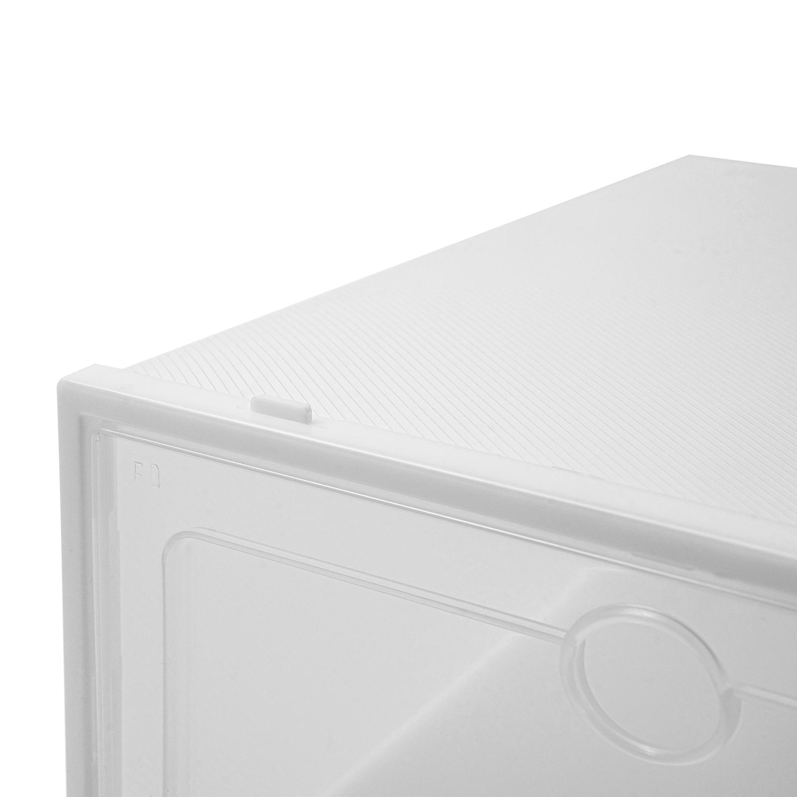 Stackable Shoe Boxes, Clear Front Lid & Foldable Design, PP ABS Plastic Shoe Storage Bins with Ventilation Holes, for Sneakers Boots Closet Organization, Living Room Bedroom Dorm Stackable Shoe Boxes, Clear Front Lid & Foldable Design, PP ABS Plastic Shoe Storage Bins with Ventilation Holes, for Sneakers Boots Closet Organization, Living Room Bedroom Dorm