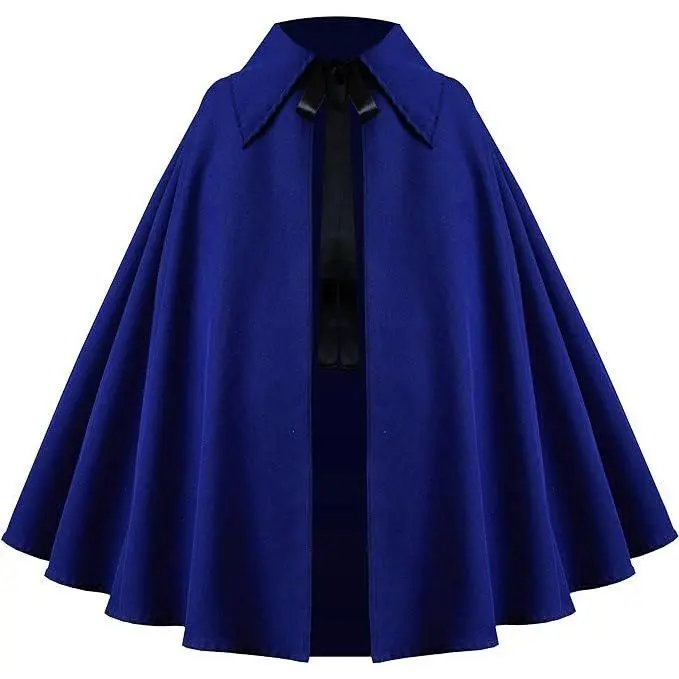 Short cloak 4004 blue