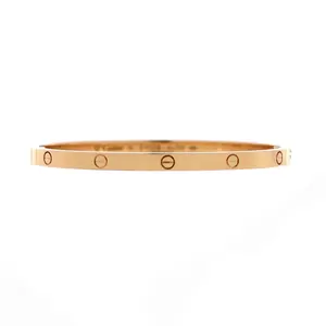 Pre-owned Cartier Love Bracelet 18K Rose Gold Small by Rebag