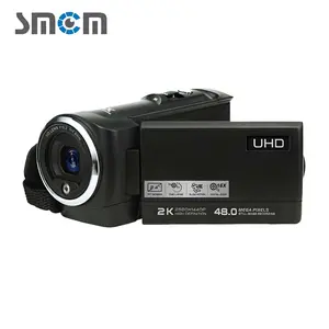 2K Digital Camera, 48MP Pixels 16X Digital Zoom 2.4-inch 270 Degrees Rotated TFT Display, Time-lapse Photography Cycle Recording Camera