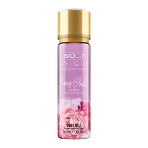 So...? Unique Peony Blush Body Mist - Floral, Fruity Vanilla Perfume with Bergamot and Pear Notes - Perfume for Women - Body Spray for Women - 5.1 oz