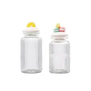 10 Strawberry Street 2-pc. Lemon & Macaron Knob Canisters