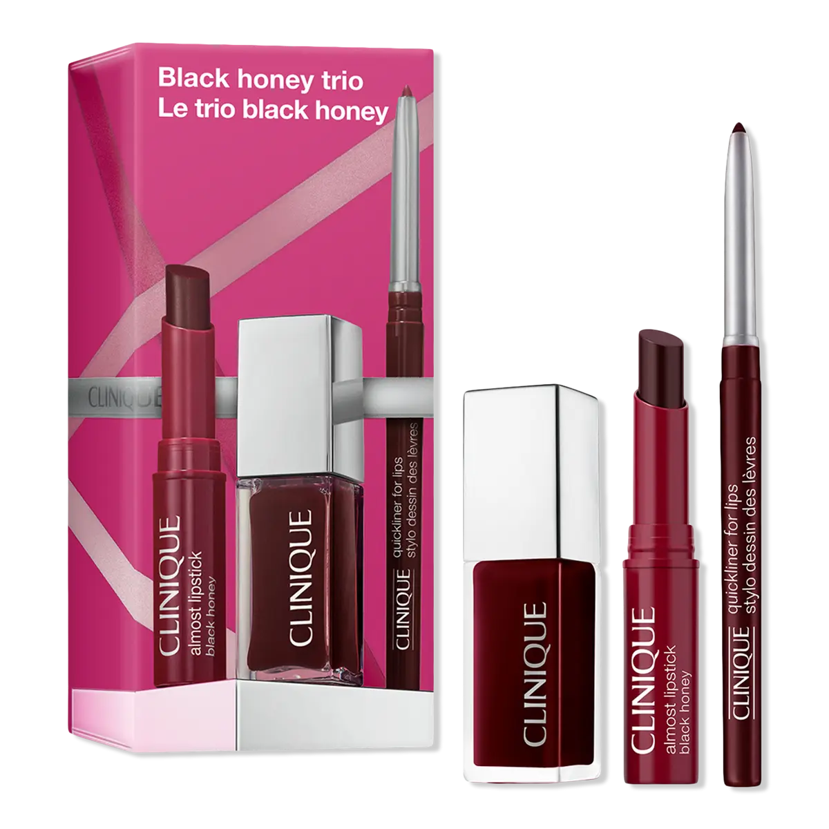 Clinique 3 Piece Black Honey Lip & Cheek Makeup Gift Set ($55 Value!)