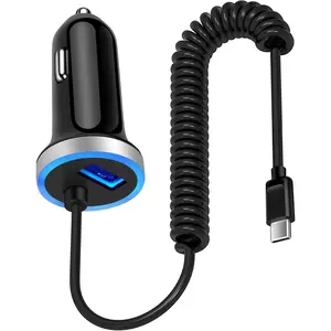 3.4A Car Charger Fast Charging for Google Pixel  and Samsung Car Charger