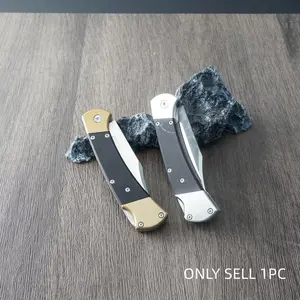 1PC BK112 Pocket Knife Outdoor Fishing Sharp Cutting Tactical Multi-Functional Rescue Tool, Folding Pocket Knives, Men's Gift, Christmas Gift, Halloween Gift, Survival Gear, Durable Steel Tool, Stainless Steel Tool