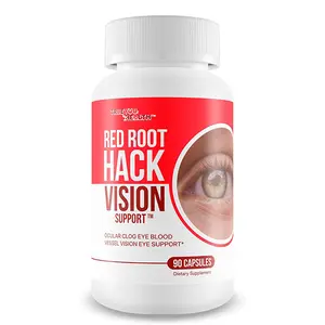 Red Root Hack Vision Supplement, Eye Vitamins with Vitamin A, Lutein & Zeaxanthin for Vision, Eye Health & Healthy Ocular Circulation Support