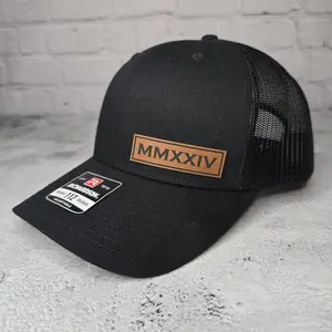 Custom Text Hats, Roman Numerals Hat, Couples Wedding Gift, Personalized Name, Custom Initials, Custom Year, Anniversary Gifts, Couples Gift