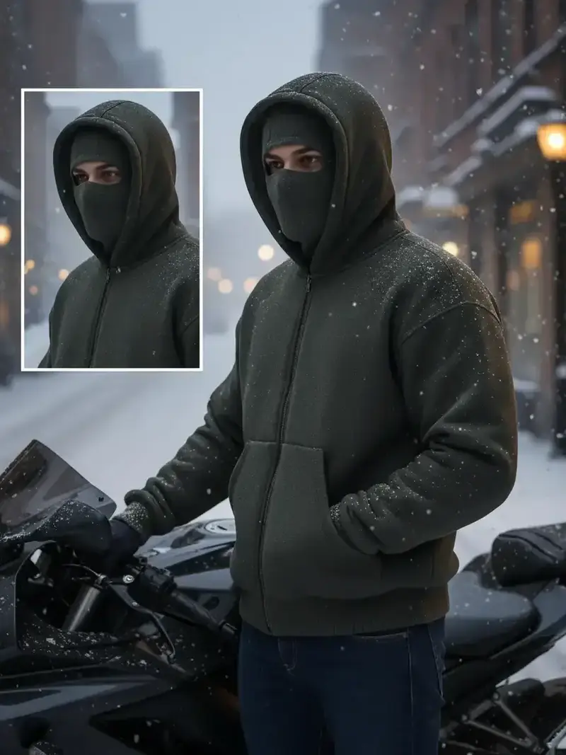 balaclava hoodie - TikTok Shop