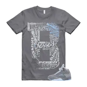 5 Wolf Grey 2026 Ice Blue Light Graphite White Icy T Shirt Match B BLS