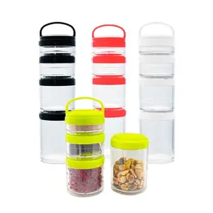 Zunammy Portable Stackable Food Leak Proof Storage Containers ( 2 Pack