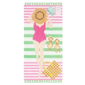Bradley Needlepoint NTG-KB098 Palm Beach Sunbather