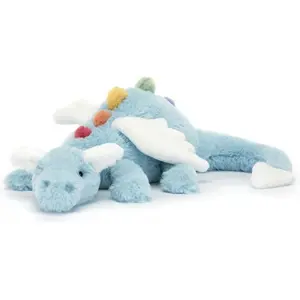 Jellycat Sky Dragon Large Plush, Ultra Soft Cuddly Stuffed Dragon, Ideal Gift for Kids & Dragon Lovers