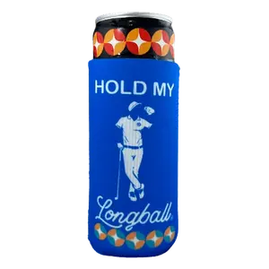 GRUNK DOLFER Slim Fit Magnetic Closure Slim Can Koozie - Reusable Drink Covers, Kitchenware Drinkware Accessory