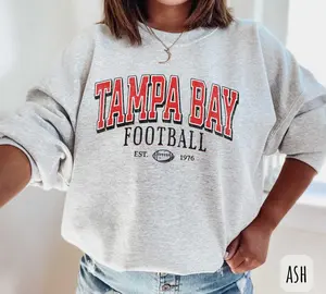 Vintage Tampa Bay Football Sweatshirt, Bucs Football Crewneck, Tampa Bay Fan Sweatshirt