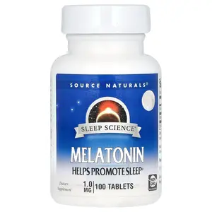 Source Naturals Sleep Science, Melatonin, 1 mg, 100 Tablets